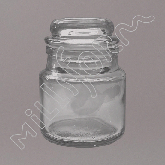 Glass jar with a lid for candles 120 ml