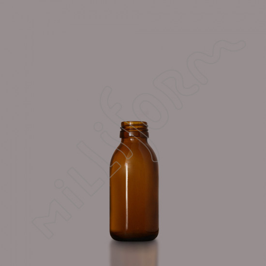 Glass bottle Brown 100 ml
